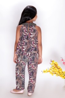 Double Layer Crop Top with Straight Pants