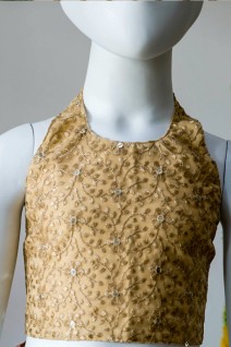 Blue Kota Silk Lehenga